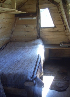 Cabin at hernan's place , the final point of crossing the andes Chile to Argentina on Horseback trail ride
